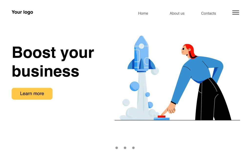 A Sample Landing Page for Business Growth